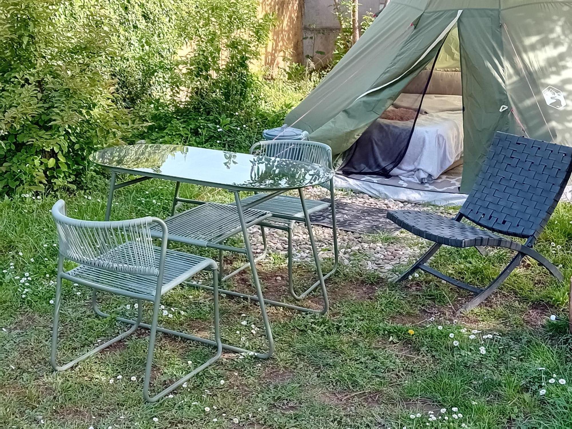 Indian Tent Tipi In Shared Lot And Shared Bathroom Mrse Extérieur photo
