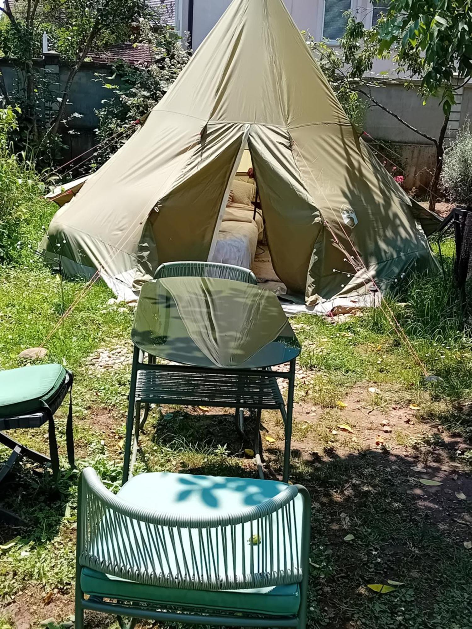 Indian Tent Tipi In Shared Lot And Shared Bathroom Mrse Extérieur photo